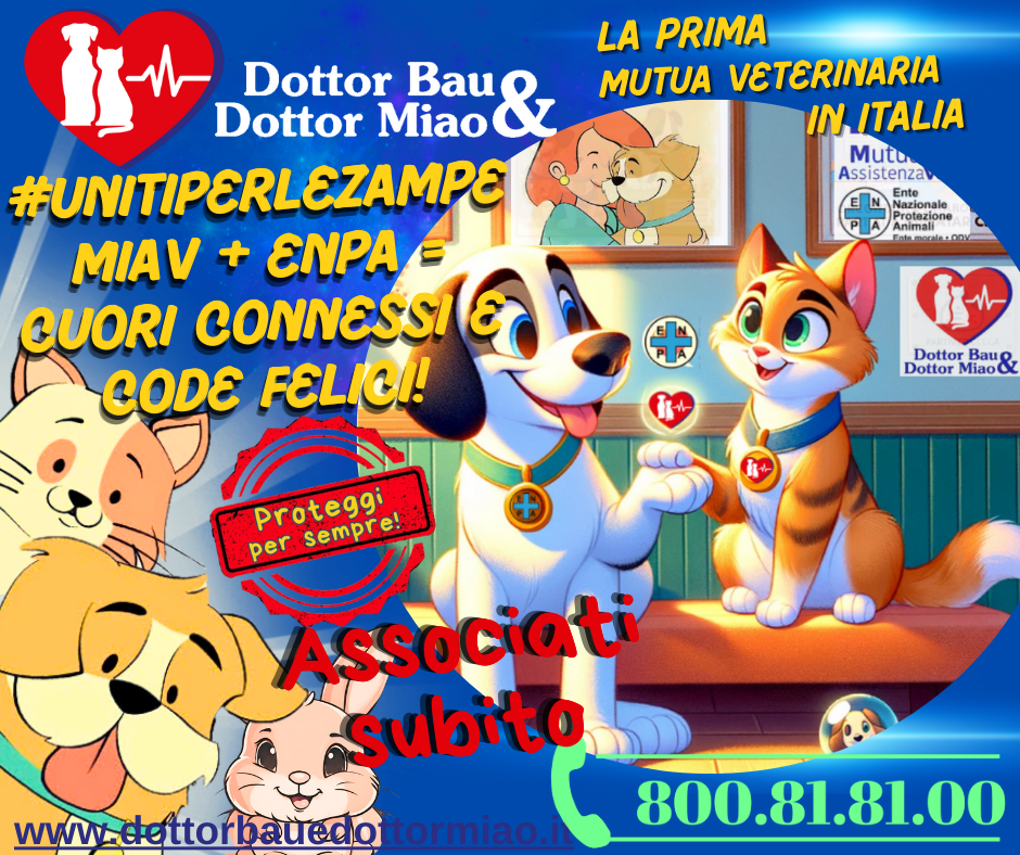 🐕‍🦺✨ #ENPAeMIAV: Uniti per le Zampette del Cuore! 🐈‍⬛