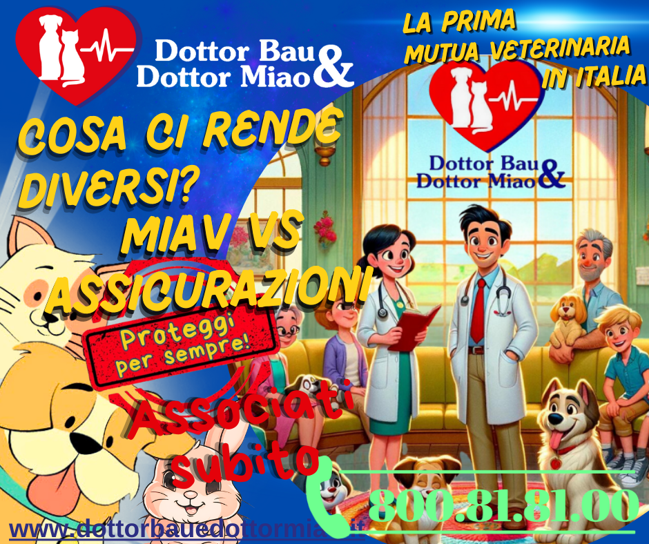 🐾🛡️ Cosa ci rende diversi? #MutuaMIAV vs Assicurazioni Tradizionali 🛡️🐾